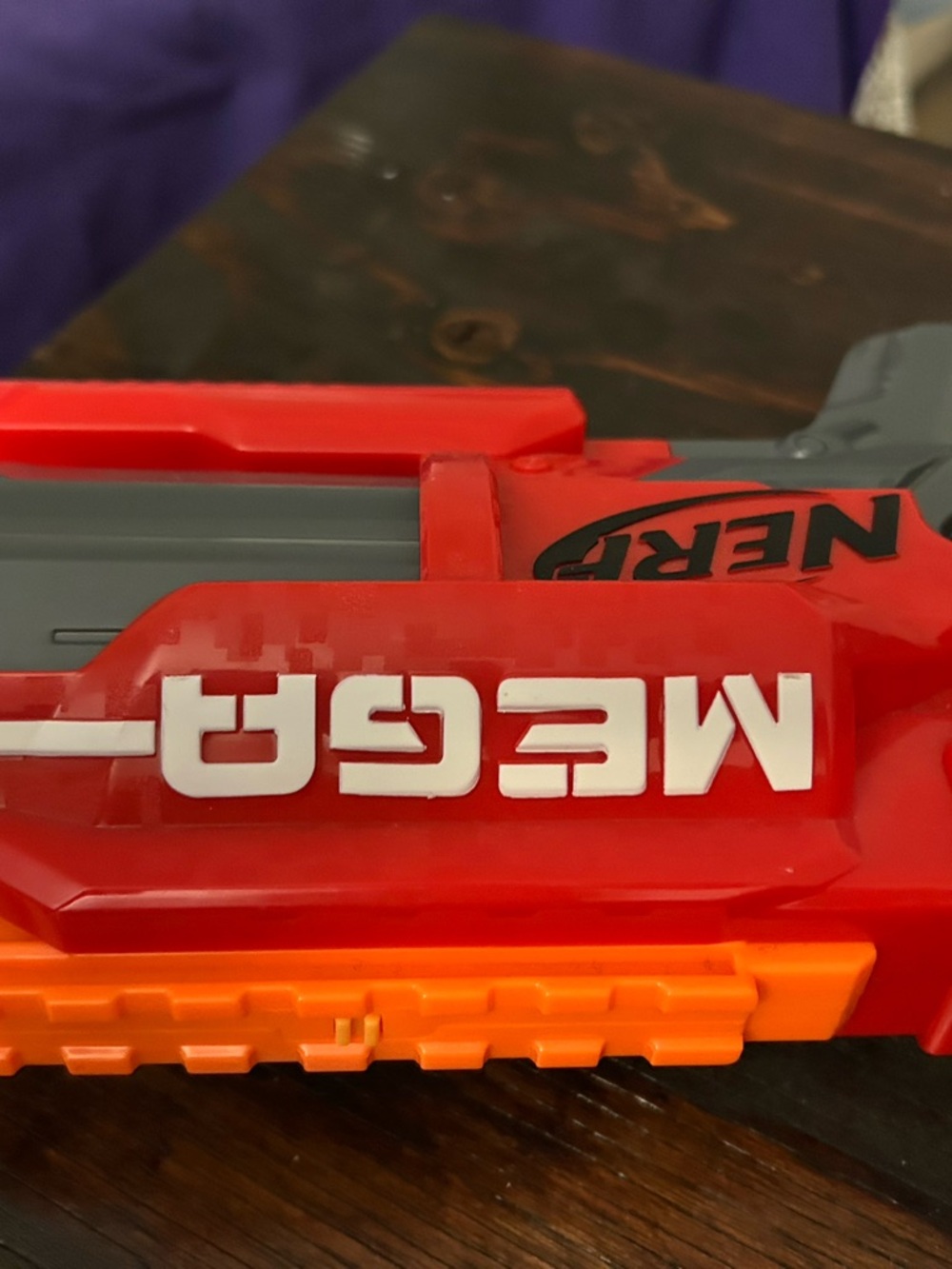 Nerf Mega Red & Orange Dart Blaster